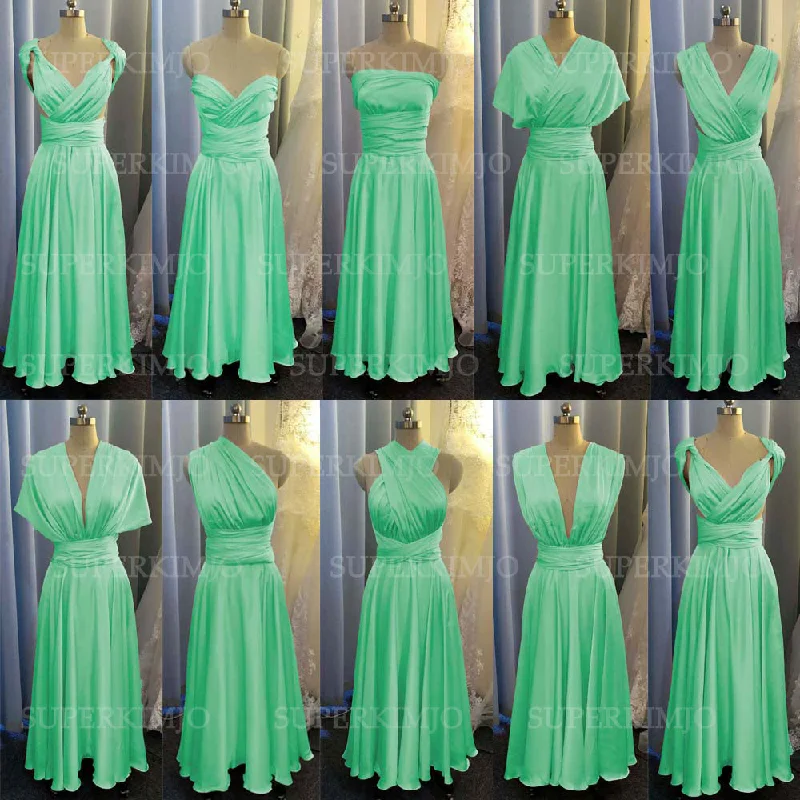 mint green bridesmaid dresses long 2020 chiffon cheap a line convertible infinite wedding party dresses 2021 Tunics Travel practical mint green bridesmaid dresses long 2020 chiffon cheap a line convertible infinite wedding party dresses 2021 Tunics Travel practical