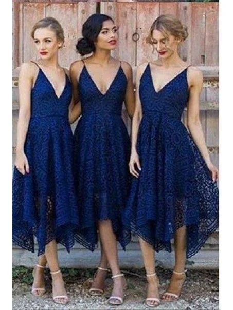 navy blue lace bridesmaid dresses short cheap country style wedding party dresses vestido de festa Tunics Office stylish navy blue lace bridesmaid dresses short cheap country style wedding party dresses vestido de festa Tunics Office stylish