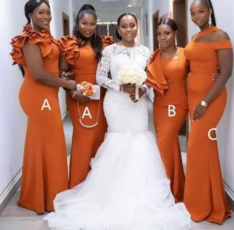 orange mermaid bridesmaid dresses long cheap african elegant 2021 wedding party dresses 2022 Tunics Handmade artisanal orange mermaid bridesmaid dresses long cheap african elegant 2021 wedding party dresses 2022 Tunics Handmade artisanal
