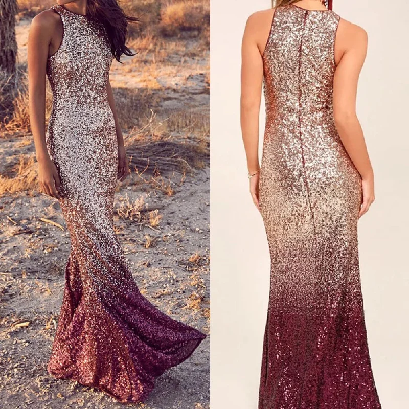 sparkly bridesmaid dresses long mermaid modest cheap gradient elegant wedding party dresses Tunics Practical durable sparkly bridesmaid dresses long mermaid modest cheap gradient elegant wedding party dresses Tunics Practical durable