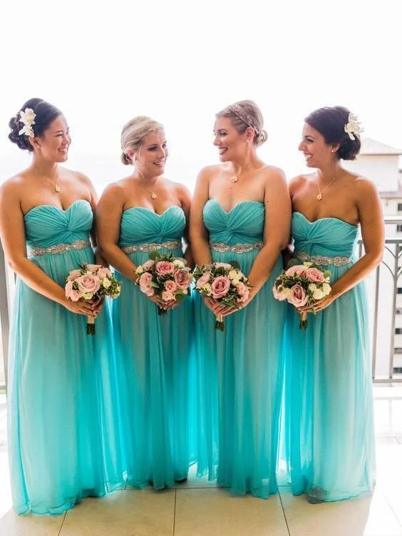 wedding party dresses turquoise blue chiffon cheap bridesmaid dresses long 2020 vestido de Longo Tunics Lace romantic wedding party dresses turquoise blue chiffon cheap bridesmaid dresses long 2020 vestido de Longo Tunics Lace romantic
