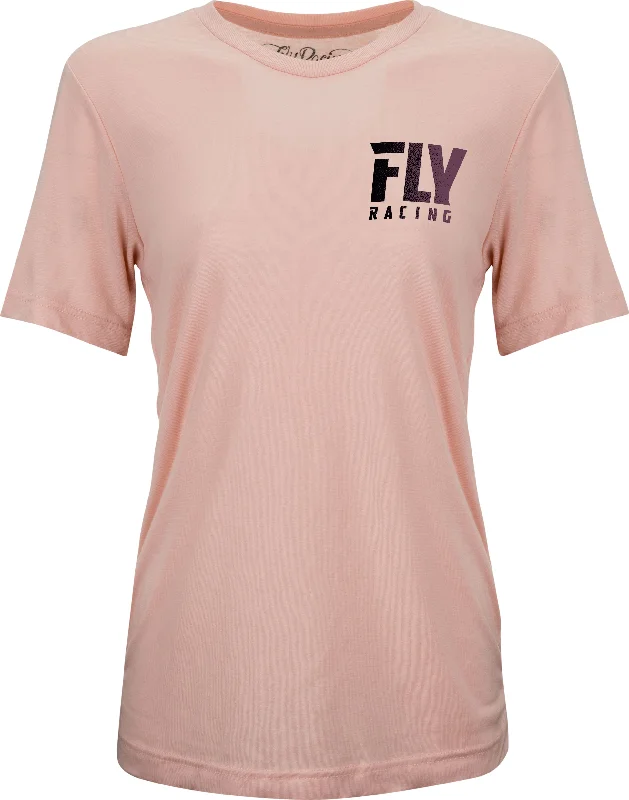FLY RACING Fly Women's Boyfriend Tee Peach Md 356-0447M Anti-Pilling Machine Wash Handmade FLY RACING Fly Women's Boyfriend Tee Peach Md 356-0447M Anti-Pilling Machine Wash Handmade
