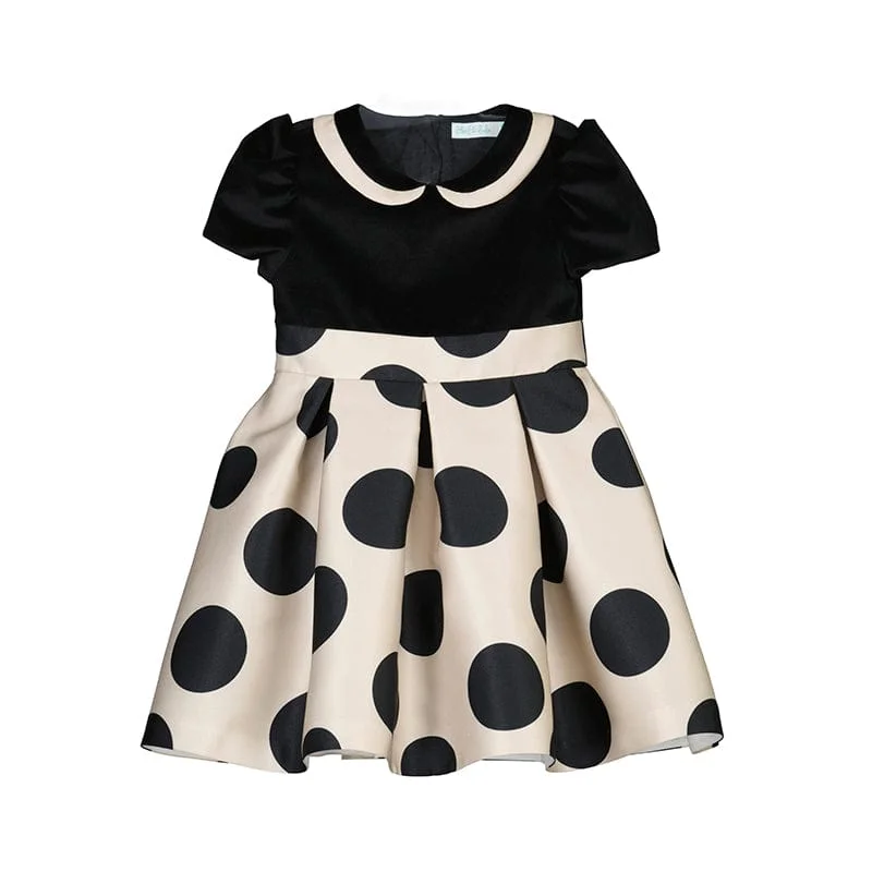 ABEL & LULA - Polka Dot Dress - Cream