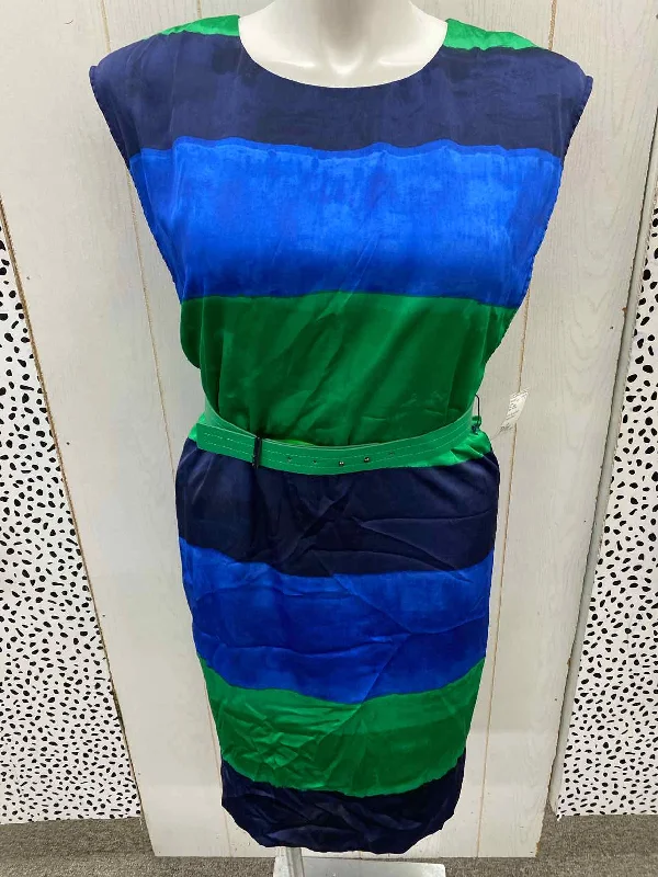 Anne Klein Blue Womens Size 12 Dress