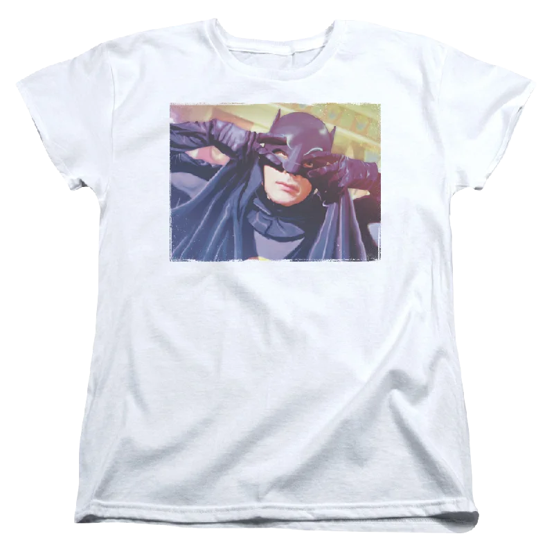 Batman - Classic TV Series Smooth Groove - Women's T-Shirt Thin T-Shirt Open Front Quick Dry Batman - Classic TV Series Smooth Groove - Women's T-Shirt Thin T-Shirt Open Front Quick Dry
