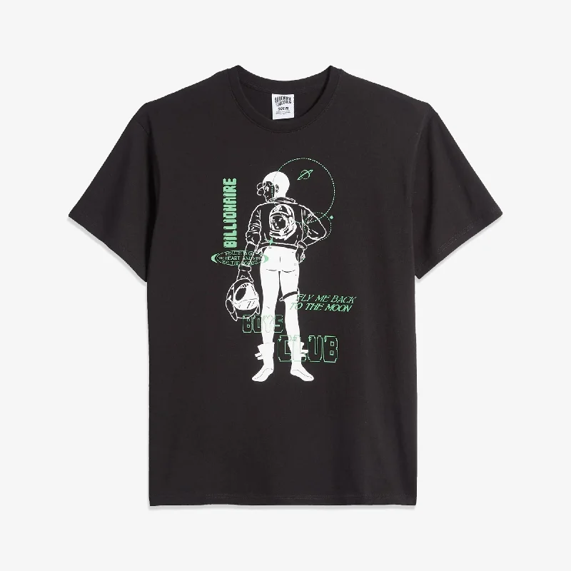 BILLIONAIRE BOYS CLUB | BB FAREWELL SS TEE { BLACK Basic T-Shirt Crew Neck Short Sleeve BILLIONAIRE BOYS CLUB | BB FAREWELL SS TEE { BLACK Basic T-Shirt Crew Neck Short Sleeve