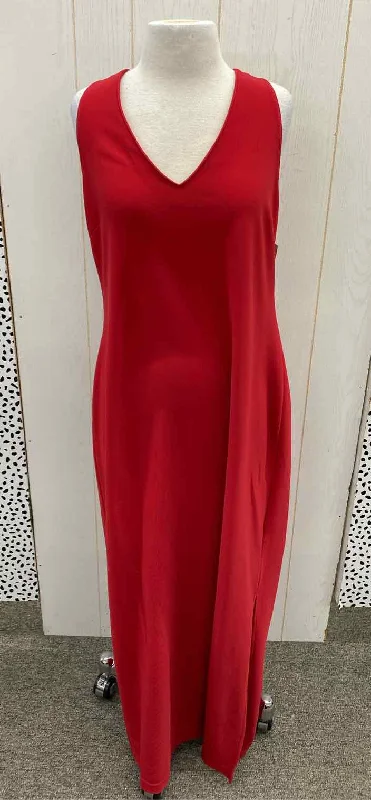 Boston Proper Red Womens Size 10 Dress