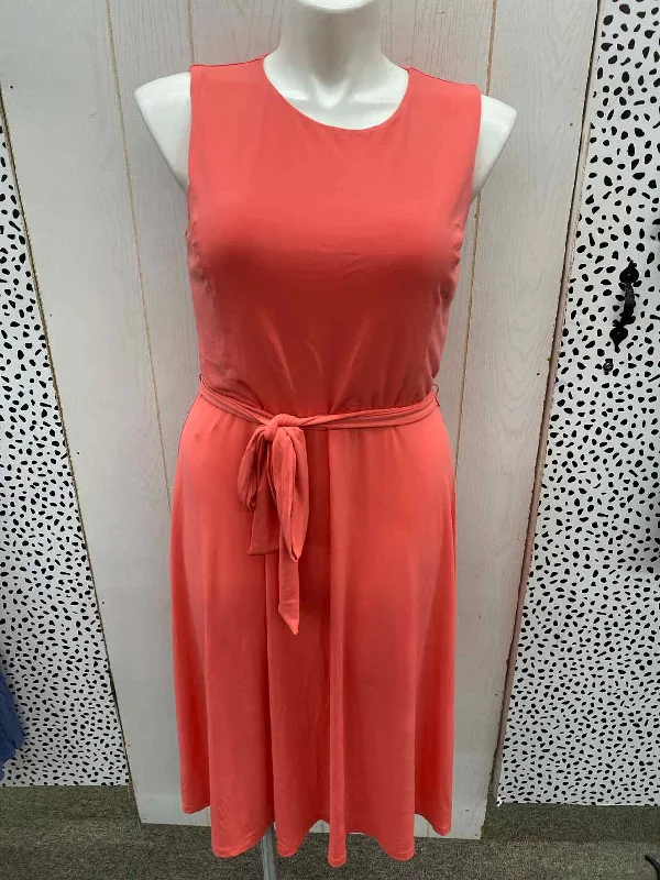 Charter Club Coral Womens Size 12 Dress