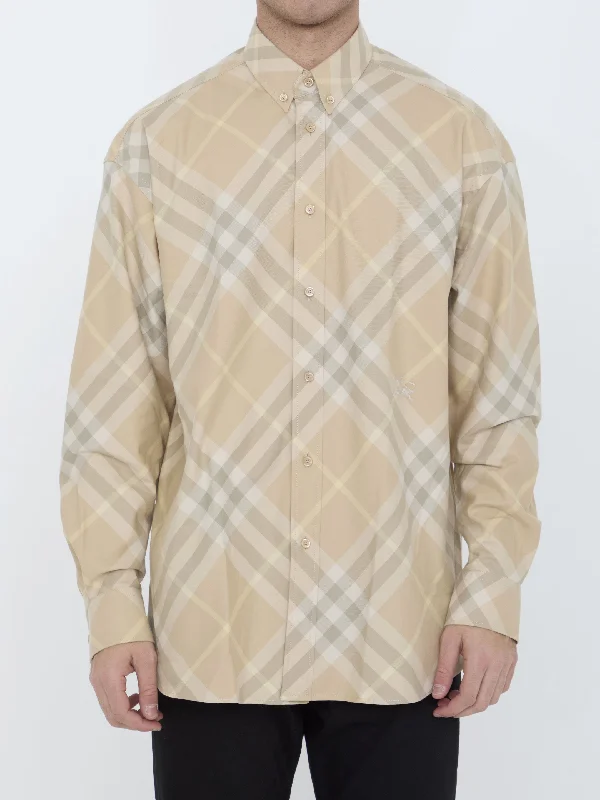 Check Cotton Shirt Nylon Fabric Polyester Fabric Spandex Fabric