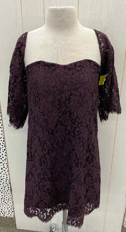 Cupcakes & Cashmere Purple Womens Size 2 Dress