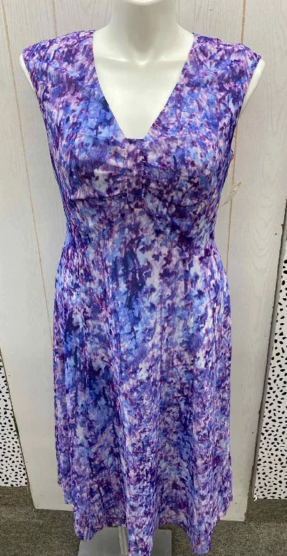Evan Picone Lavender Womens Size 14 Dress