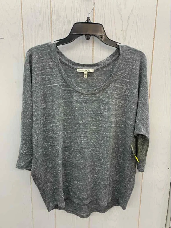 Express Gray Womens Size Small Shirt Layered Multi-layer Single Layer
