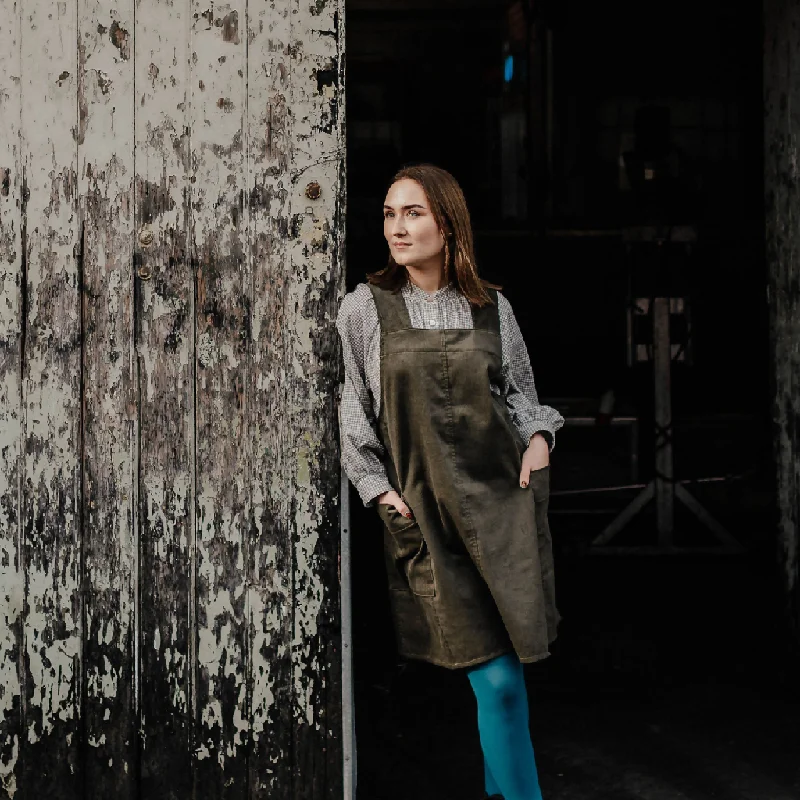Gail Pinafore Dress