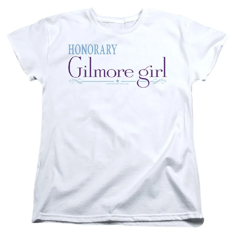 Gilmore Girls Honorary Gilmore Girl Women's 18/1 Cotton Short-Sleeve T-Shirt Houndstooth Herringbone Solid Gilmore Girls Honorary Gilmore Girl Women's 18/1 Cotton Short-Sleeve T-Shirt Houndstooth Herringbone Solid