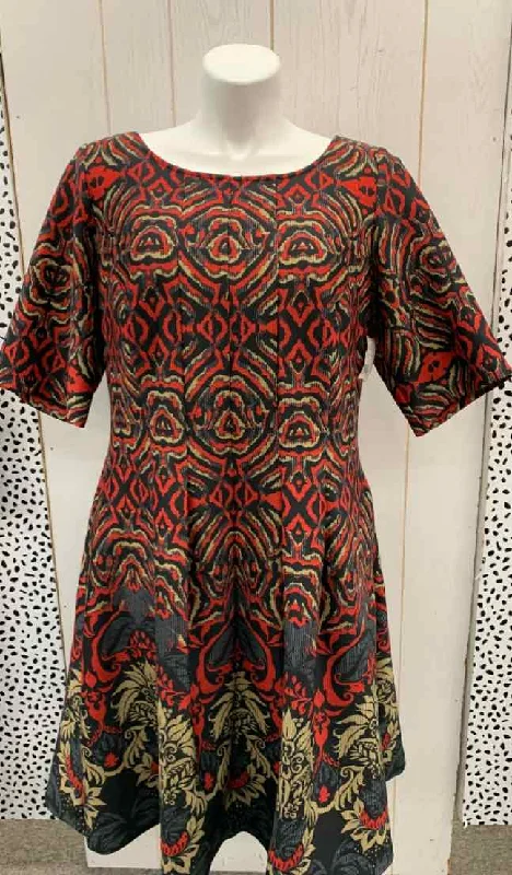 Julian Taylor Red Womens Size 18W Dress