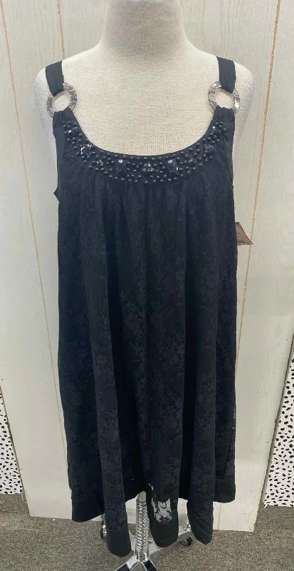 Lapis Black Womens Size 10 Dress