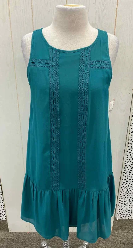 LOFT Teal Womens Size 6 Dress