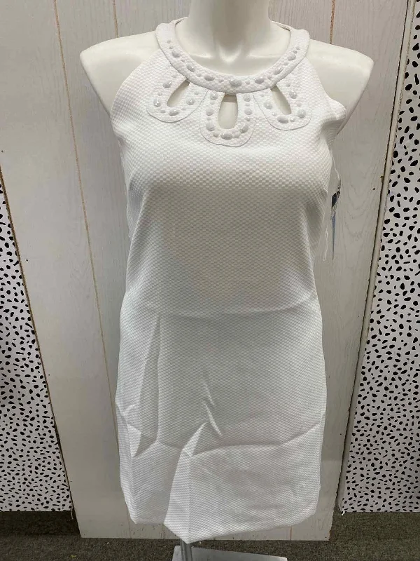 London Times White Womens Size 12 Dress