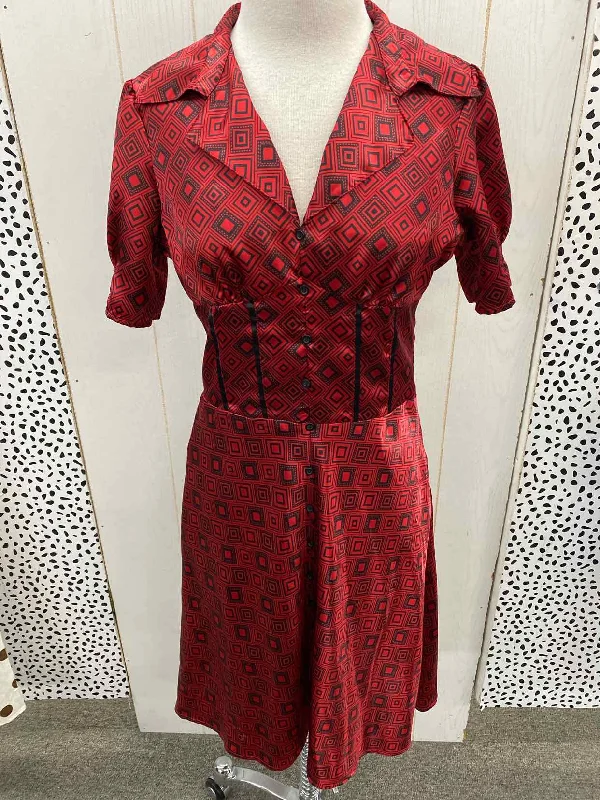 Maurices Red Womens Size 7/8 Dress