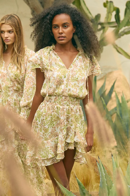 Misa - Maia Dress in Green Goddess