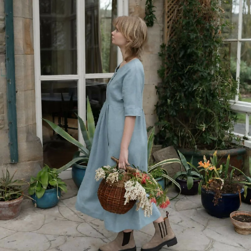 Muriel Linen Dress