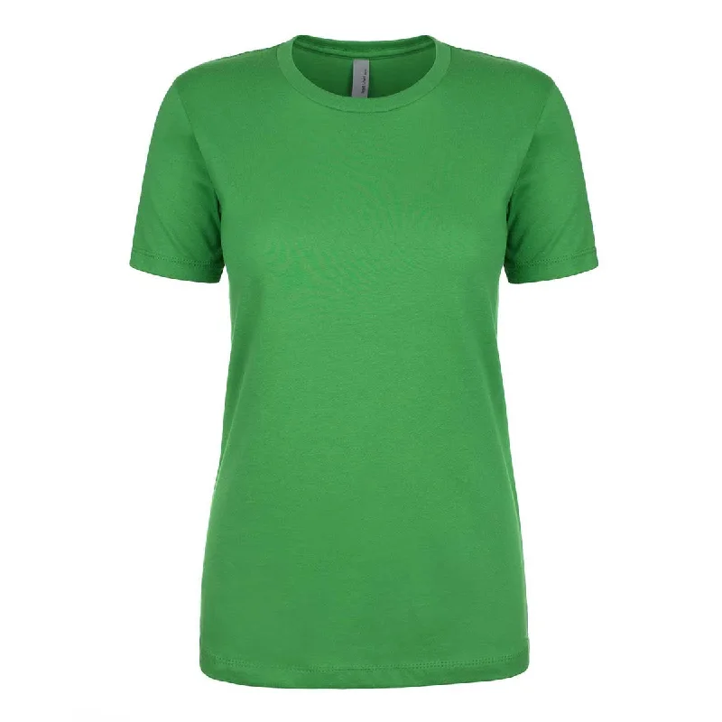 Next Level Women's Kelly Green Ideal Short-Sleeve Crew Tee Iron Safe Non-Iron Wrinkle Free Next Level Women's Kelly Green Ideal Short-Sleeve Crew Tee Iron Safe Non-Iron Wrinkle Free
