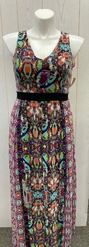 NICOLE Nicole Miller Multi-Color Womens Size 12 Dress