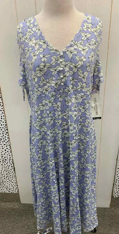 Percpetions Blue Womens Size 10 Dress