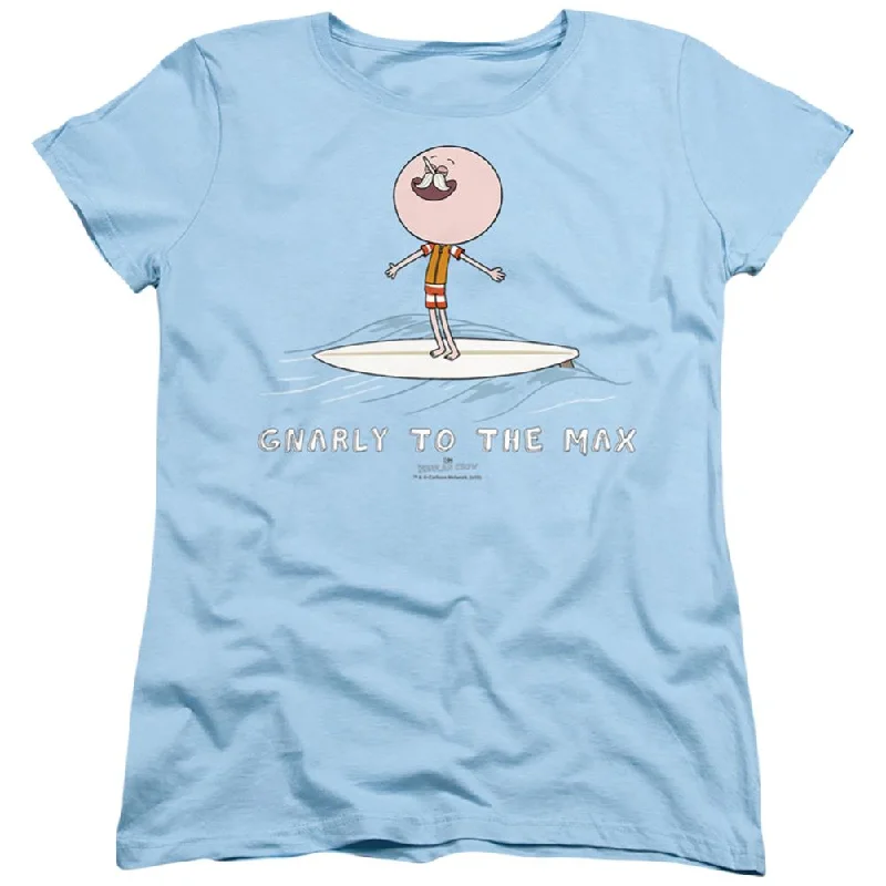 Regular Show Gnarly Women's 18/1 Cotton Short-Sleeve T-Shirt Cotton Fabric Linen Fabric Terry Fabric Regular Show Gnarly Women's 18/1 Cotton Short-Sleeve T-Shirt Cotton Fabric Linen Fabric Terry Fabric