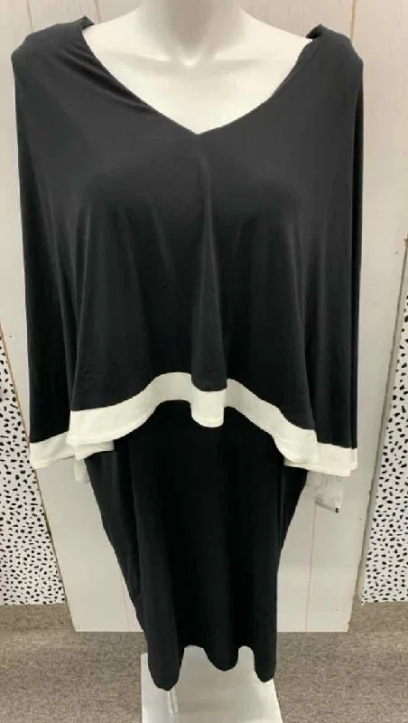 SL Fashion Black Womens Size 3X Dress