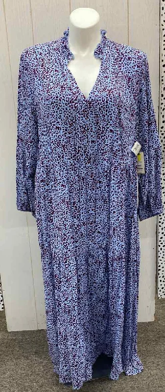 Terra & Sky Blue Womens Size 24/26W Dress