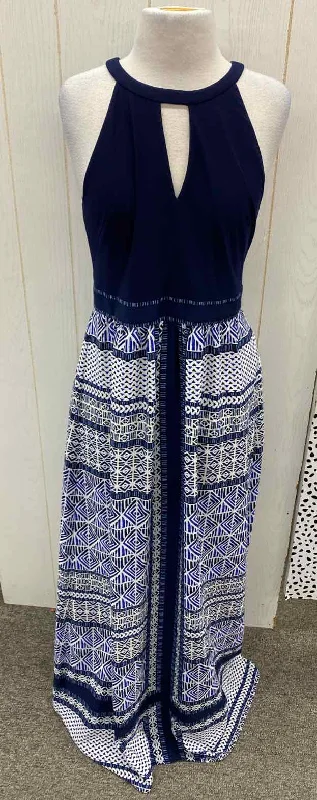 Vince Camuto Blue Womens Size 8 Dress